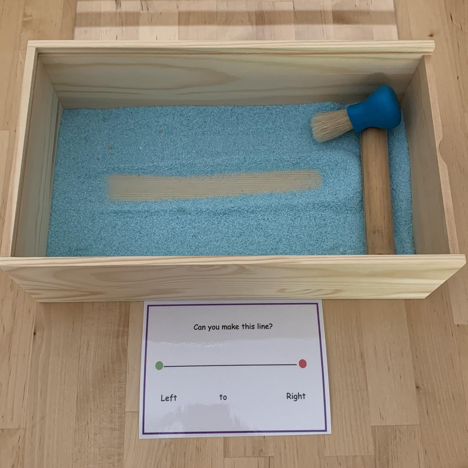 Sand writing tray
