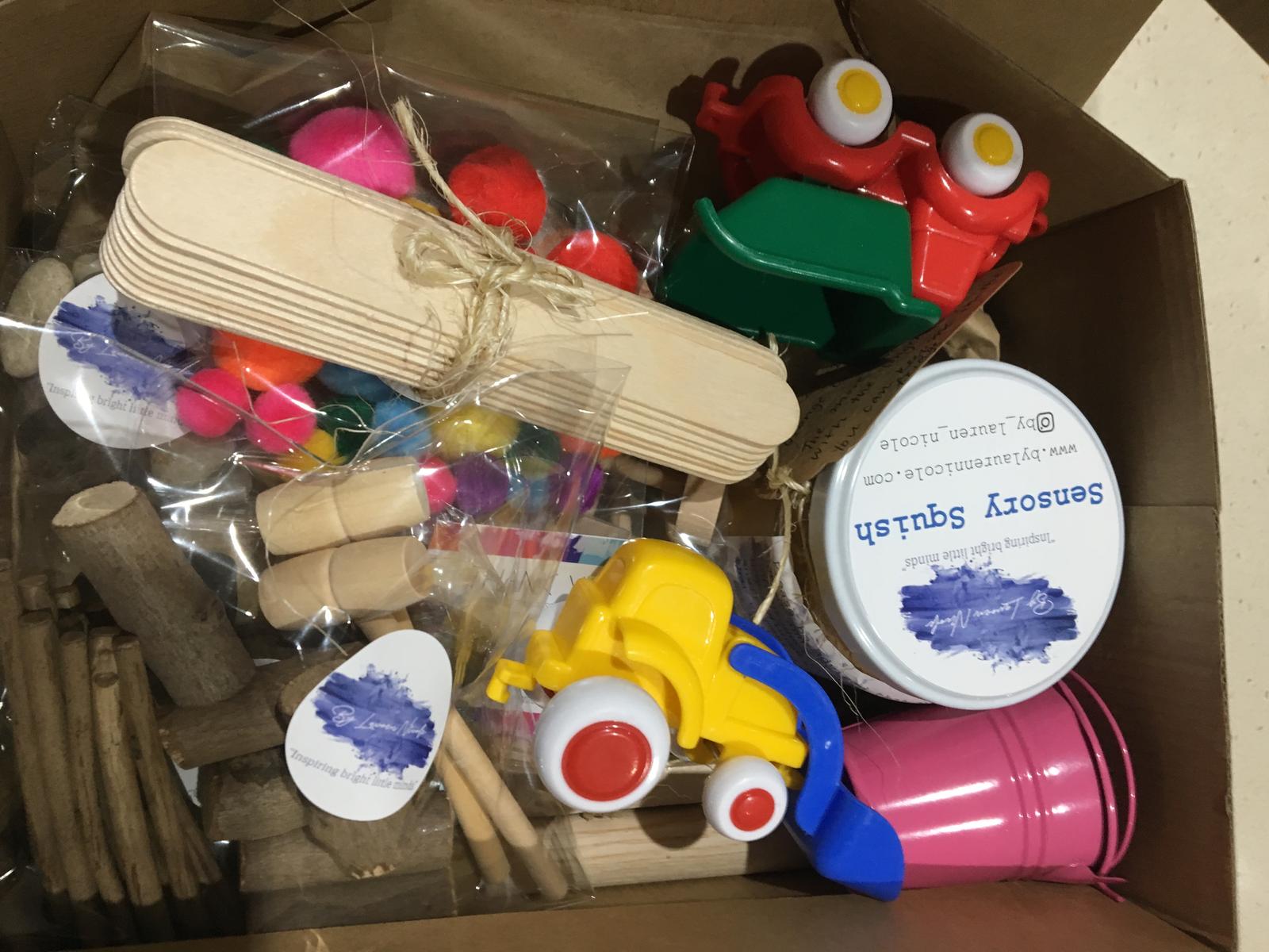 Sensory Squish Road Works Kit