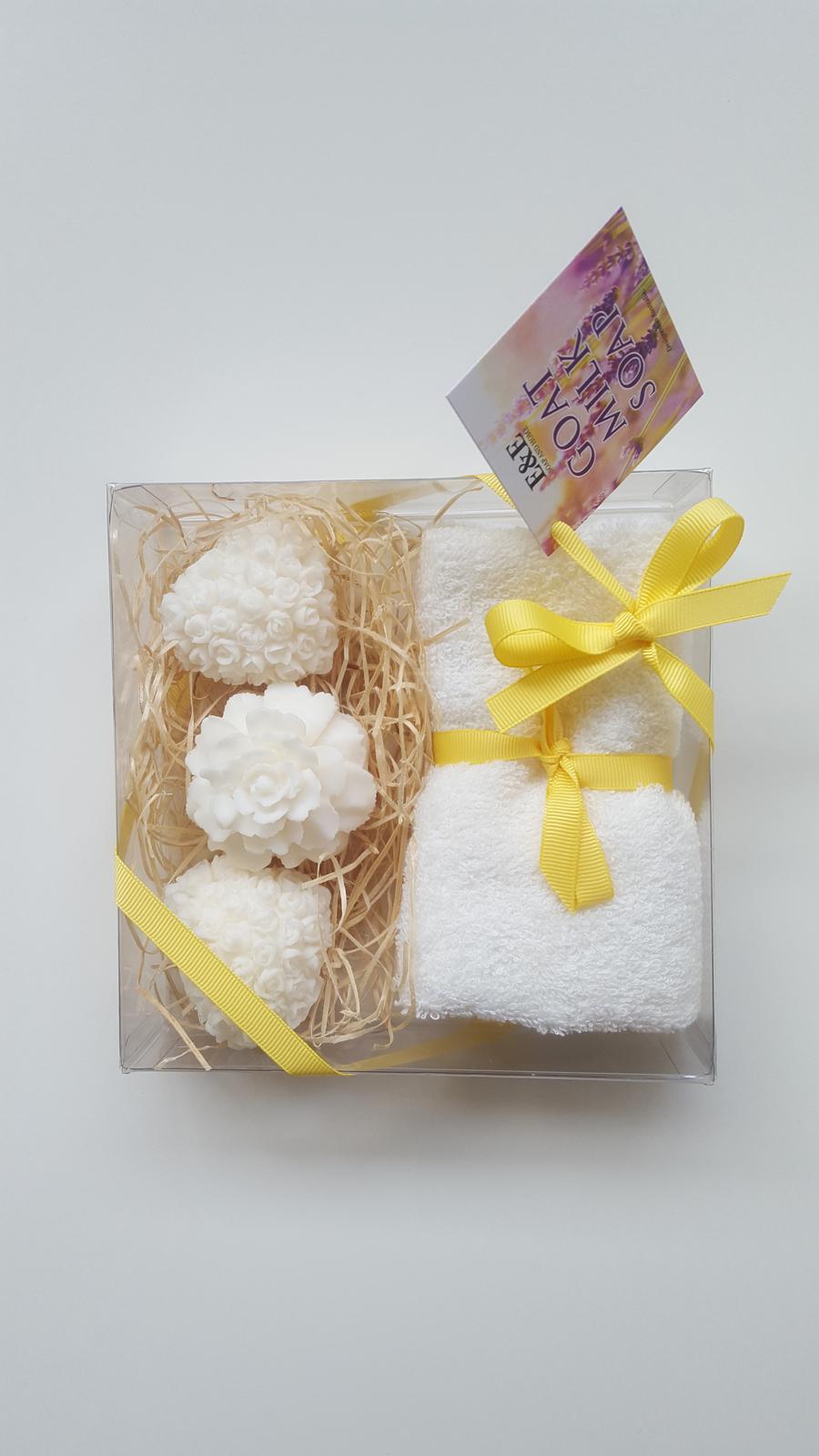 Soap and towel gift set