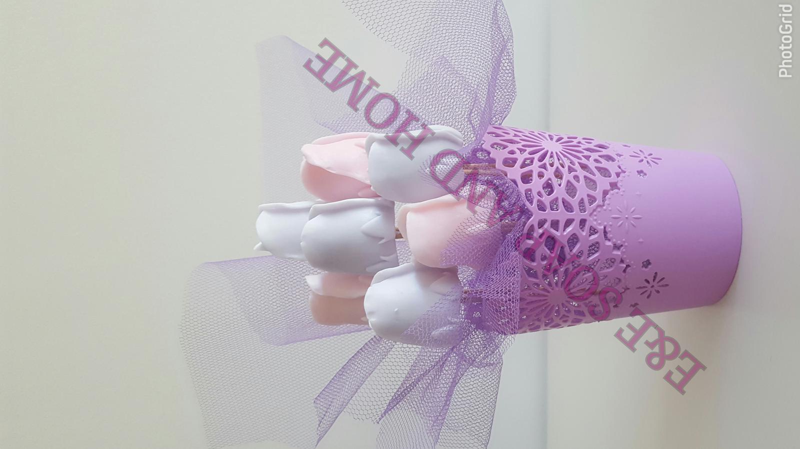 Soap flower bucket