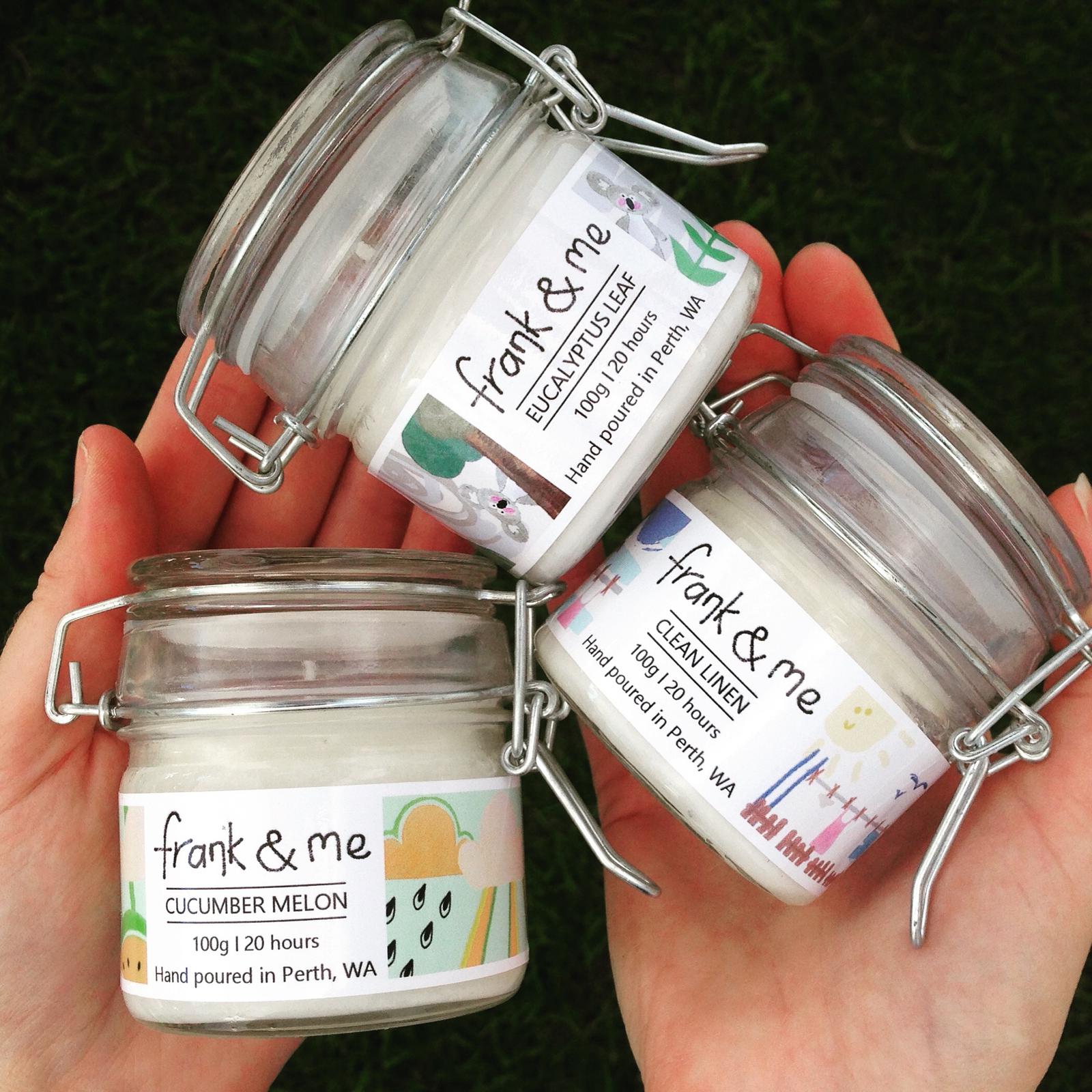 frank & me soy candles