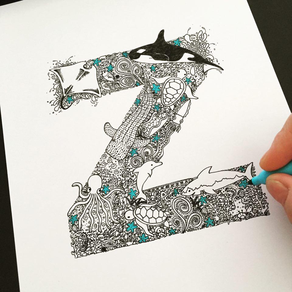 under the sea illustrated z