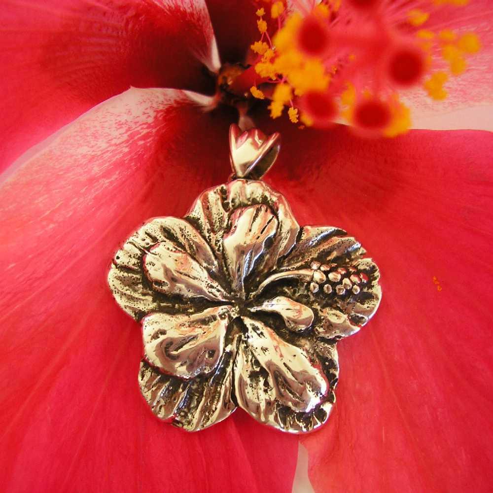 Hibiscus Pendant