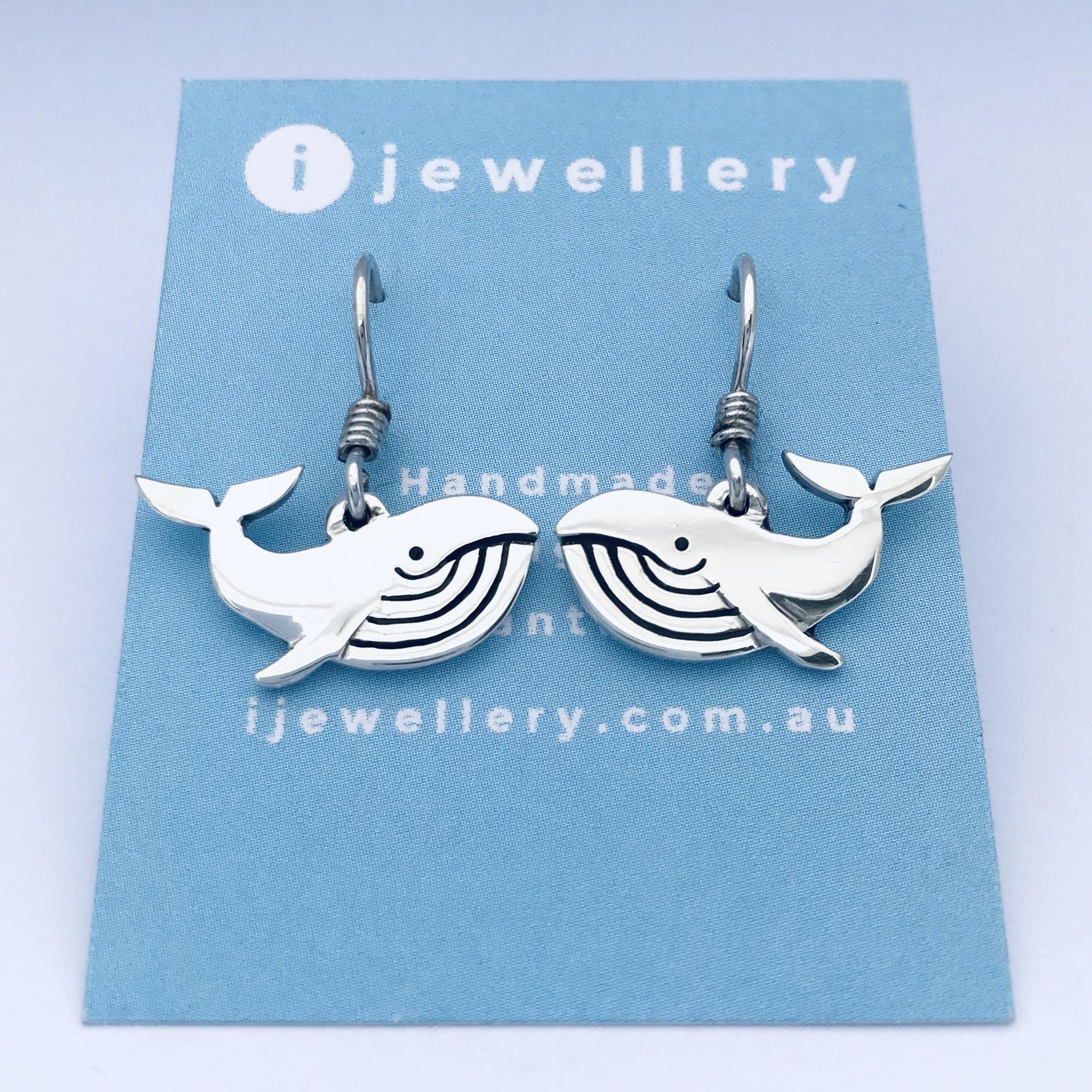 Humpback Whale Earrings