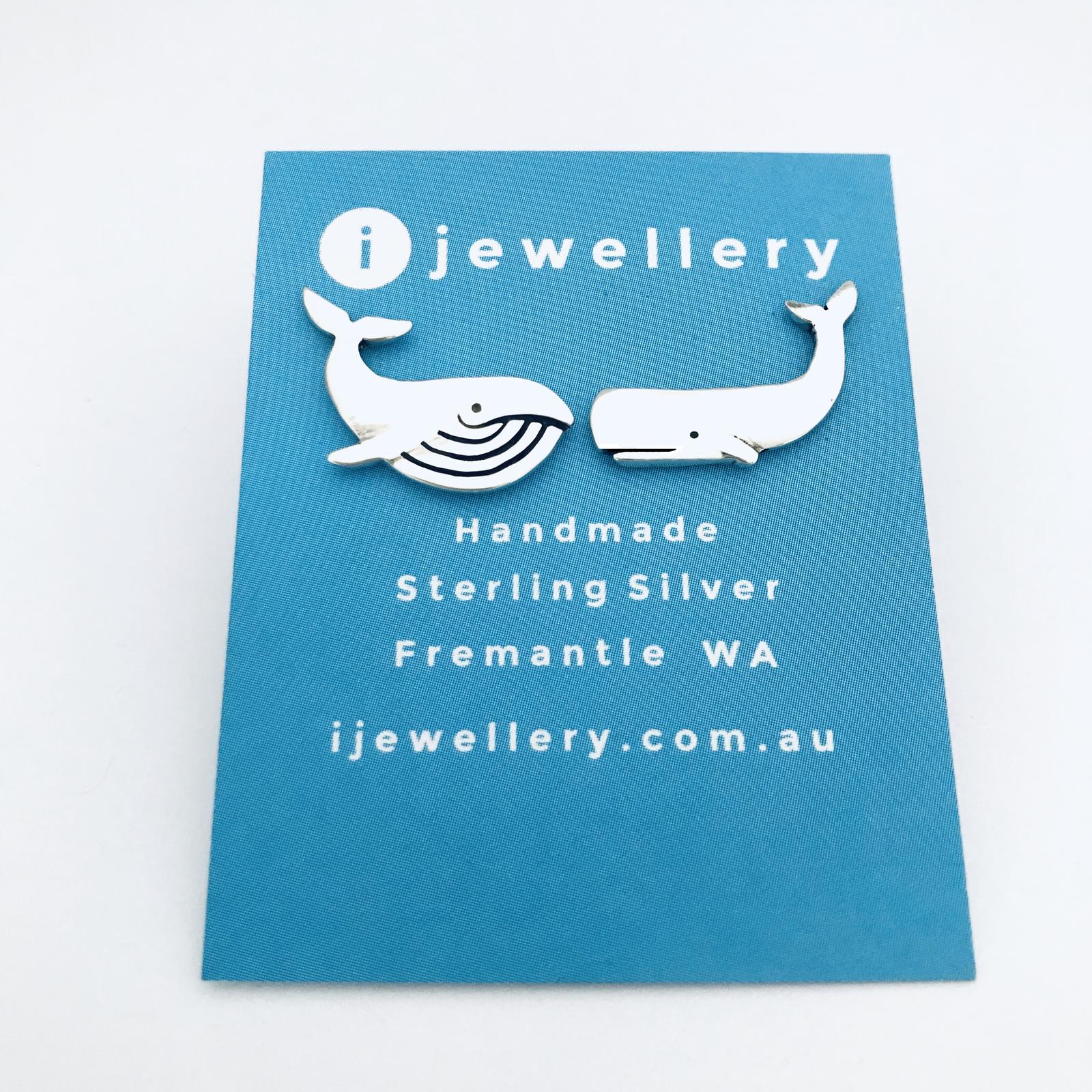 Whale Earrings