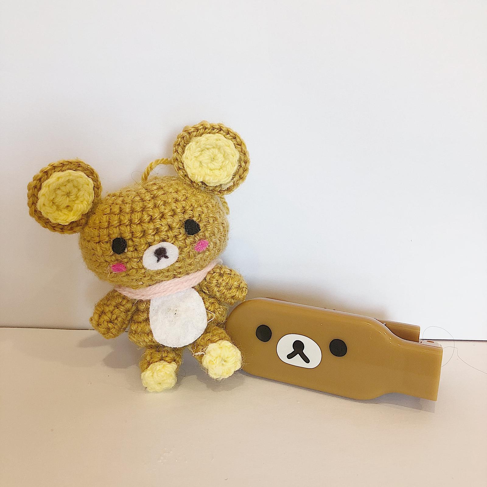 Amigurumi Rilakkuma Bear Plush