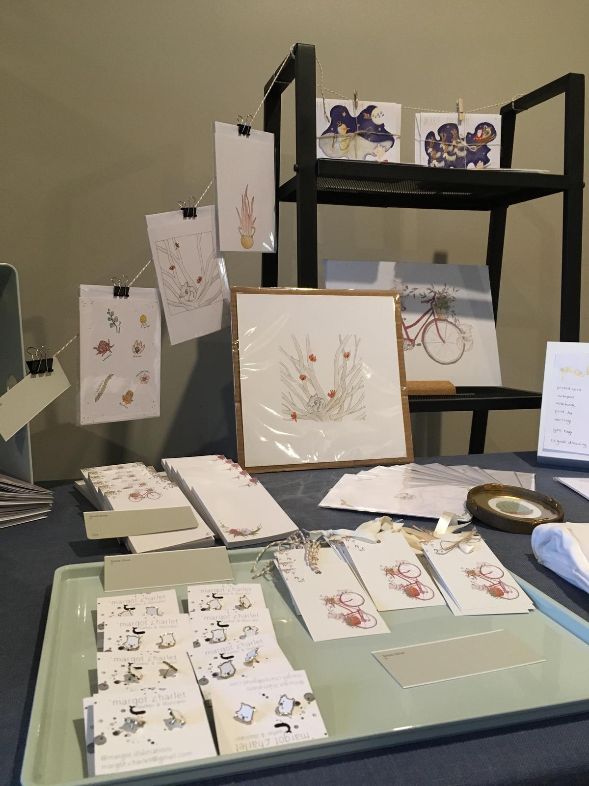 market stall display