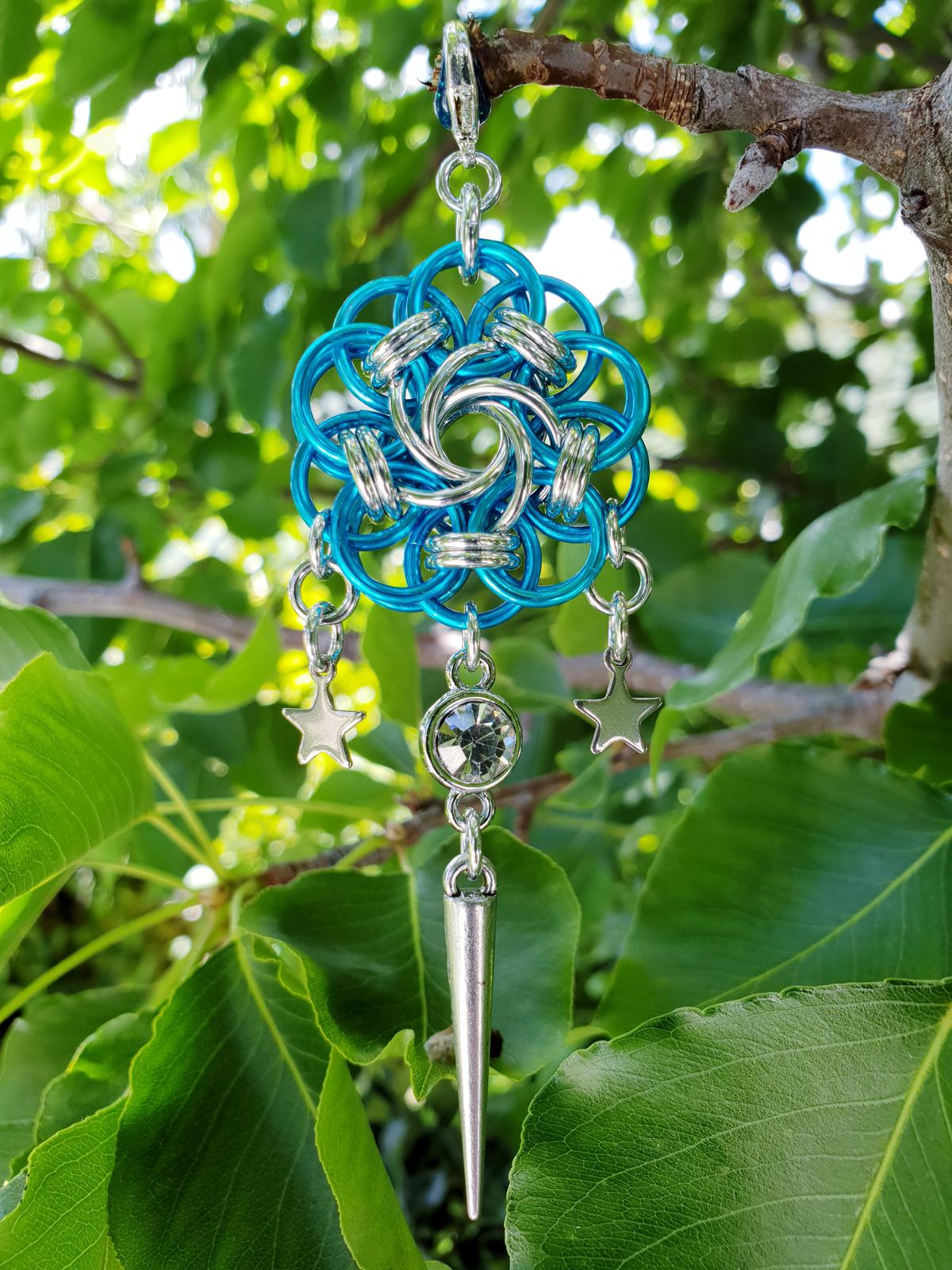 Vortex pendant - blue