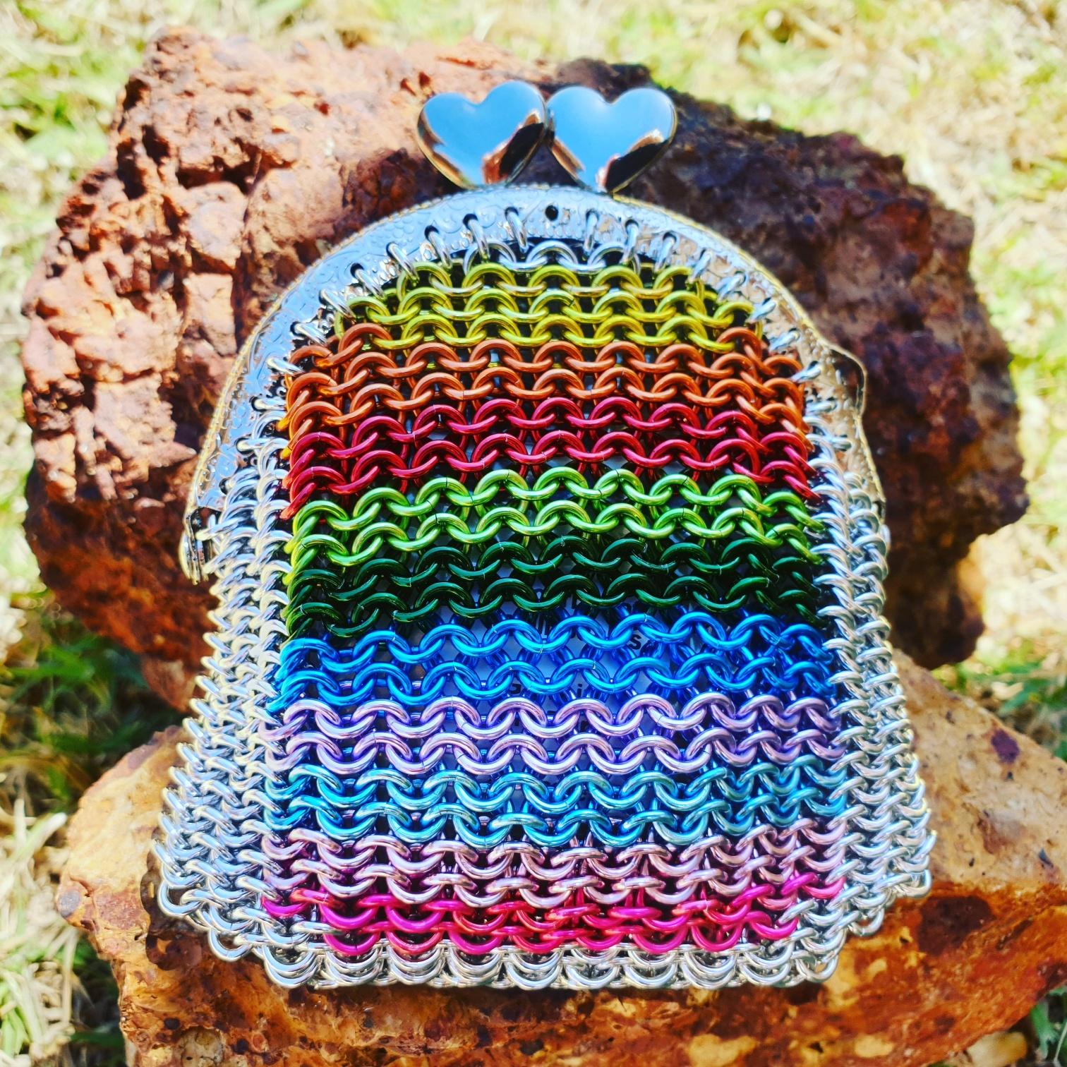 Rainbow purse