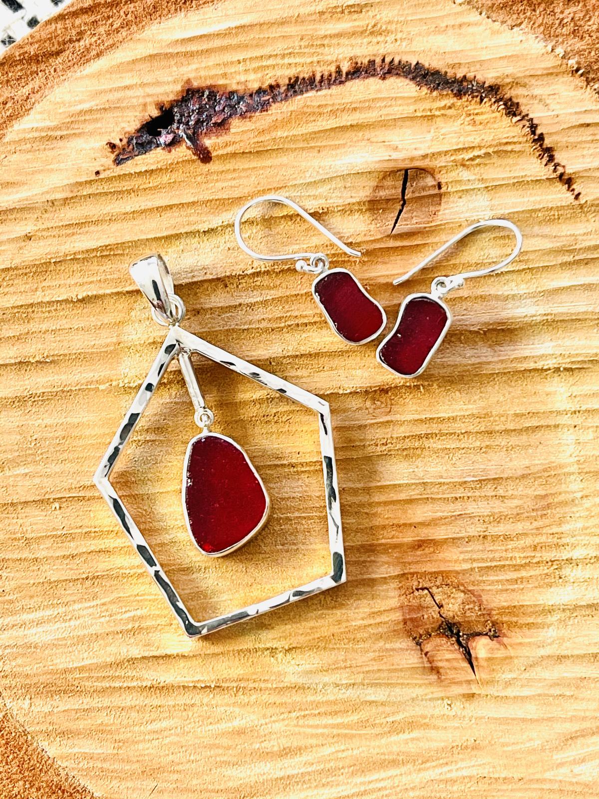 Sea glass jewellery