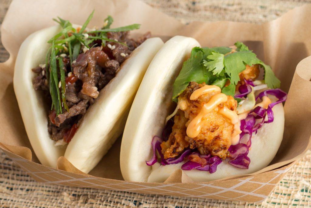 Teriyaki Beef Baos/Vegan Bao