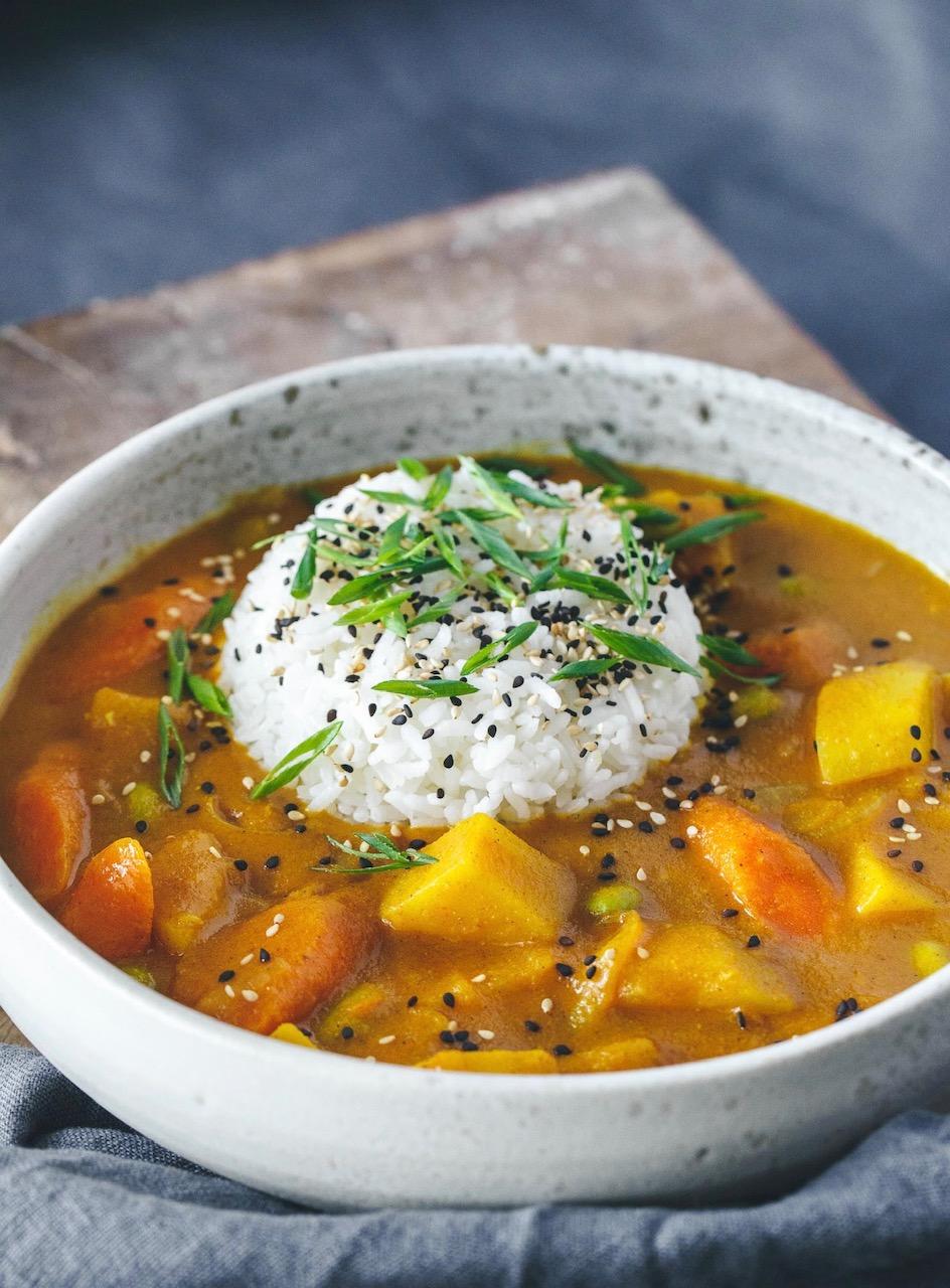 2019 Menu: Vegan Curry Vegetables w/ steam rice (special event)