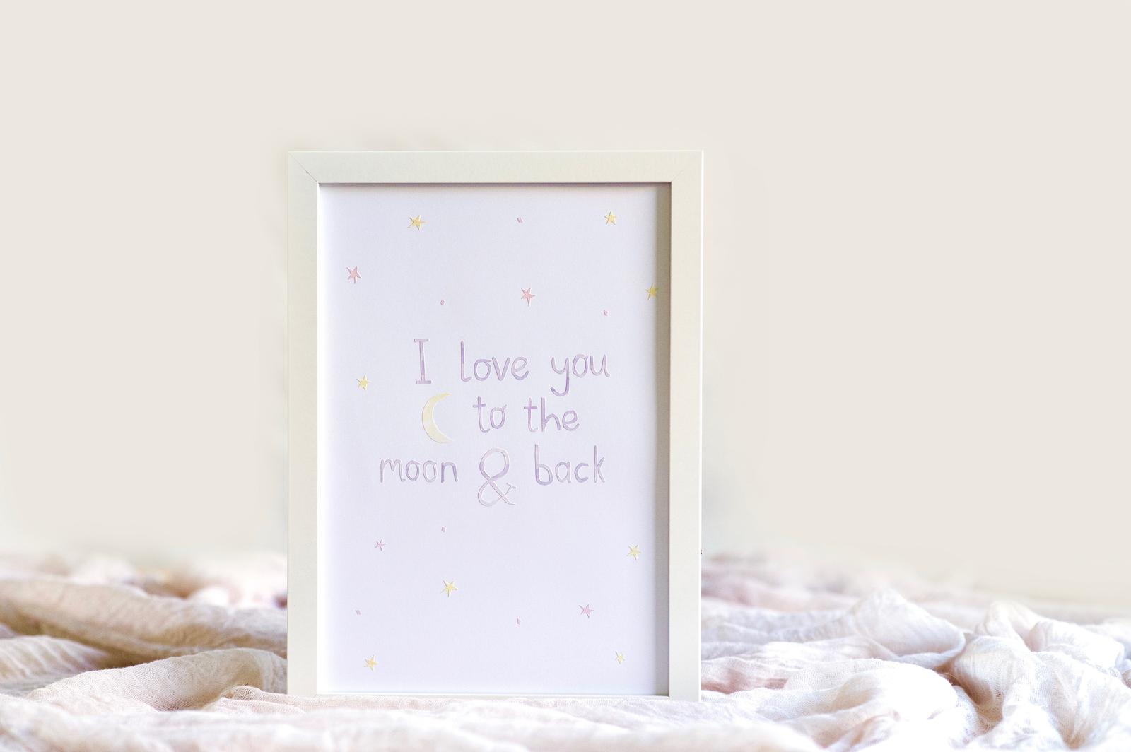I love you to the moon and back