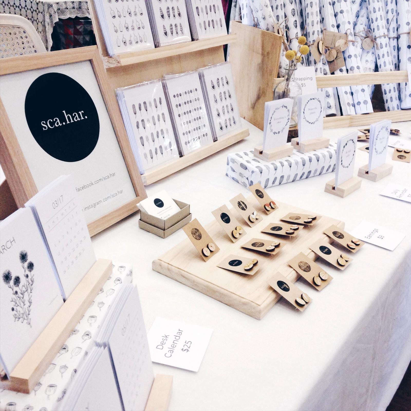 Market stall (Curious Collective Market - February '17)