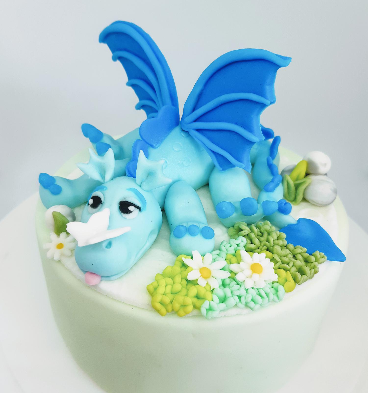 dragon fondant cake topper